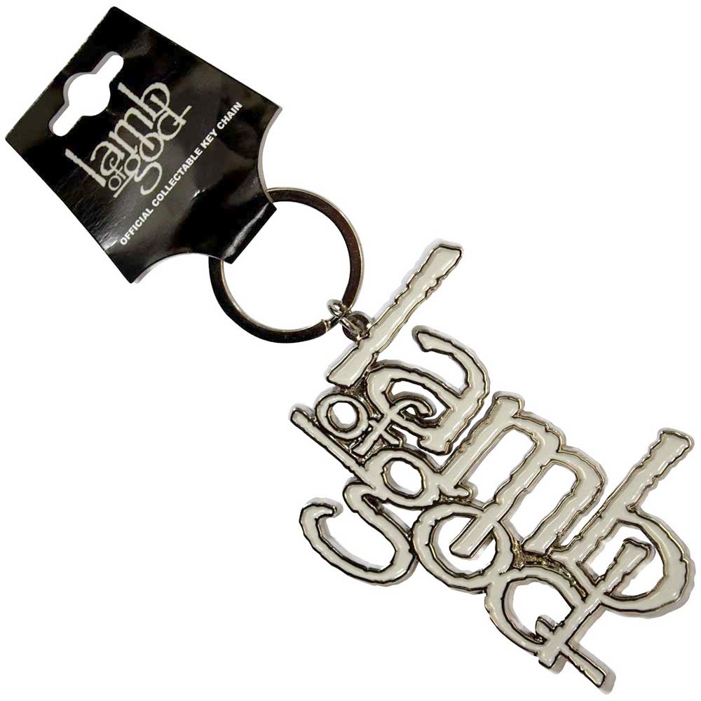 Lamb Of God - Logo Keychain - Grey